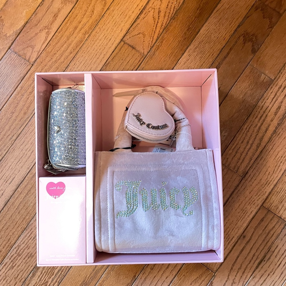 Y2K juicy couture bags

Juicy couture bag with small juicy couture